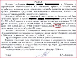 Судебные решения по кредитам еврокоммерц