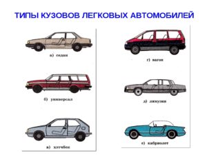 Отличие легкового автомобиля от грузового