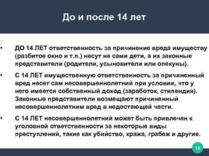 Права и обязанности детей до 14 дет