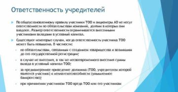 Ответственность директора тоо в казахстане по налогам