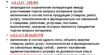 Ответственность за ограничение конкуренции по 44 фз