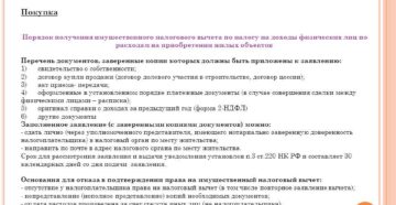 Список документов на имущественный вычет при покупке квартиры