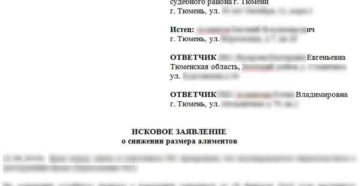 Образец заявления на уменьшение алиментов на украине Образец заявления на уменьшение алиментов на украине