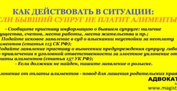 Три месяца не платят алименты