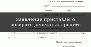Действия при возврате денежных средств у судебных приставов Действия при возврате денежных средств у судебных приставов